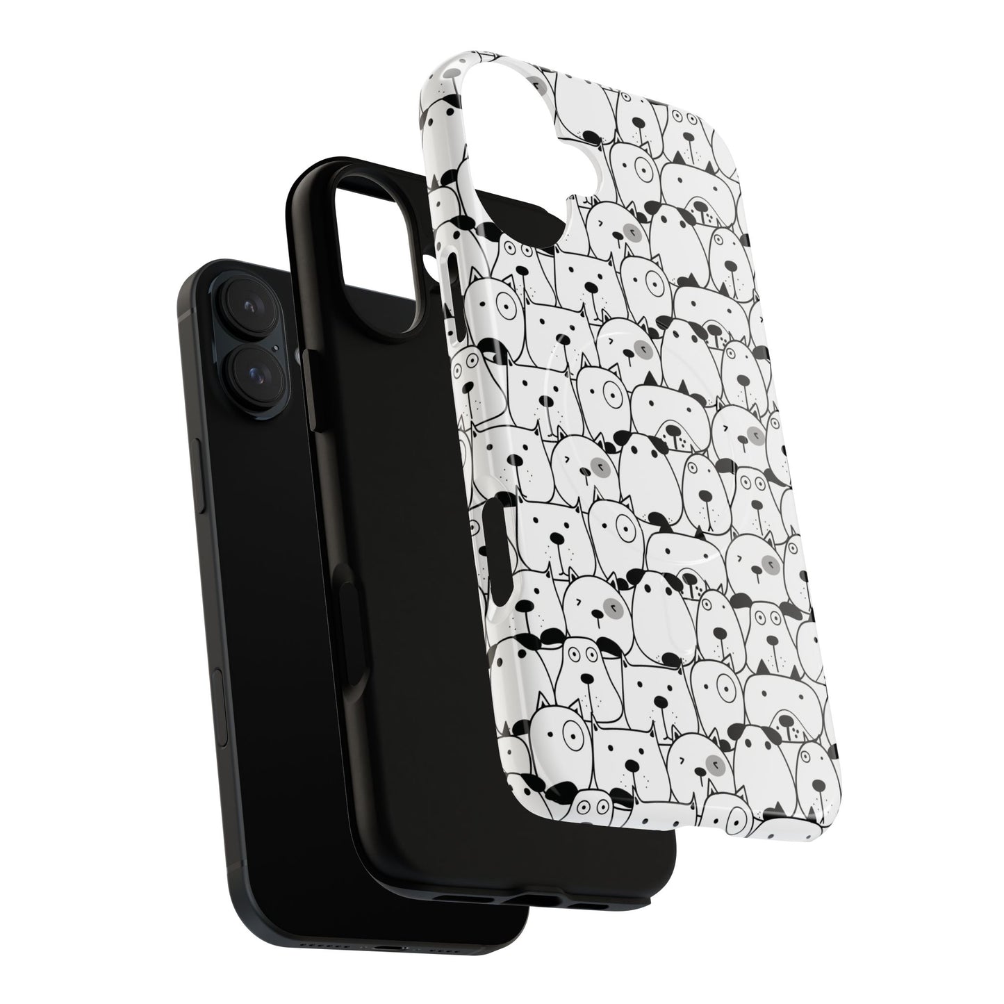 Cute Animal Pattern Phone Case, Tough Magnetic Cases for Pet Lovers, Gifts for Birthday, Holiday, Cute Accessories, Phone Covers