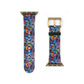 Psychedelic Visions Colorful Artistic Watch Band - Vibrant Design for Unique Style.