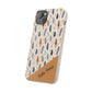 Personalized Whispering Feathers Samsung and iPhone Biodegradable Case, Custom Name Case.