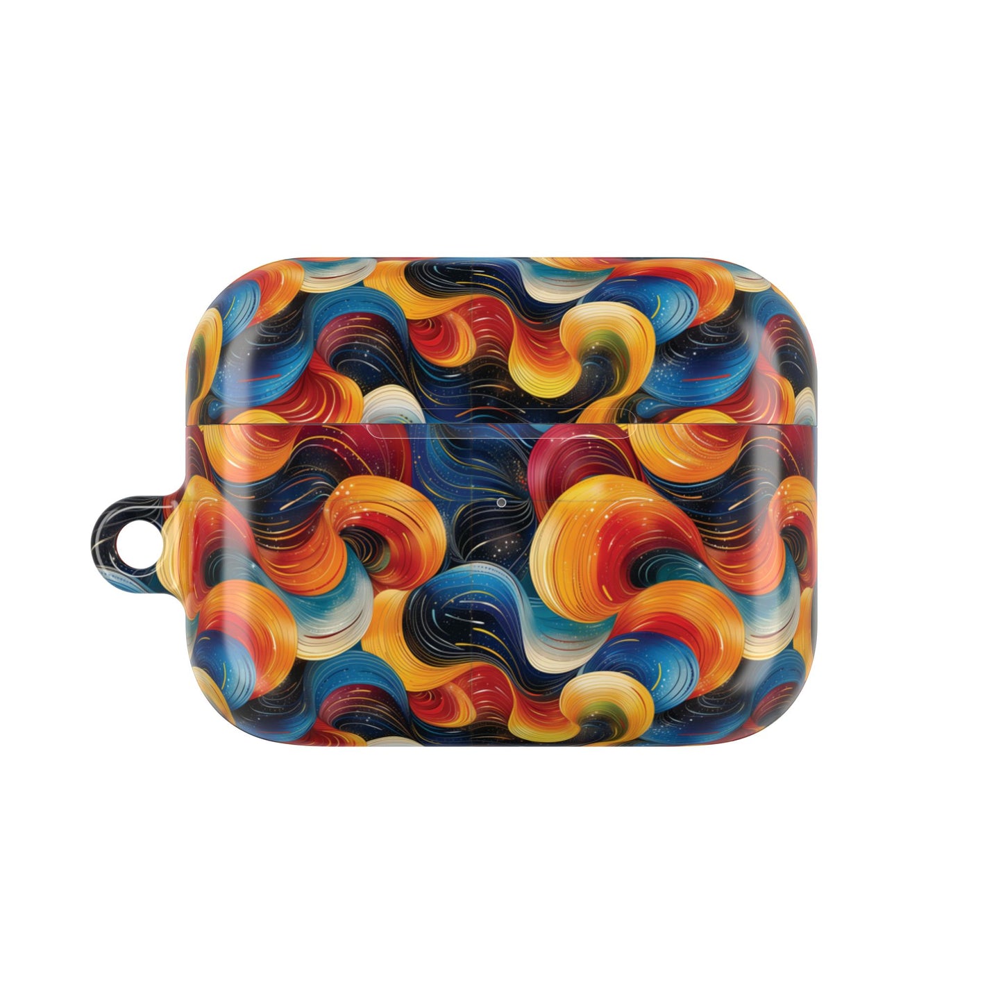 Cosmic Swirl AirPod Case - Colorful Protective Cover for Music Lovers