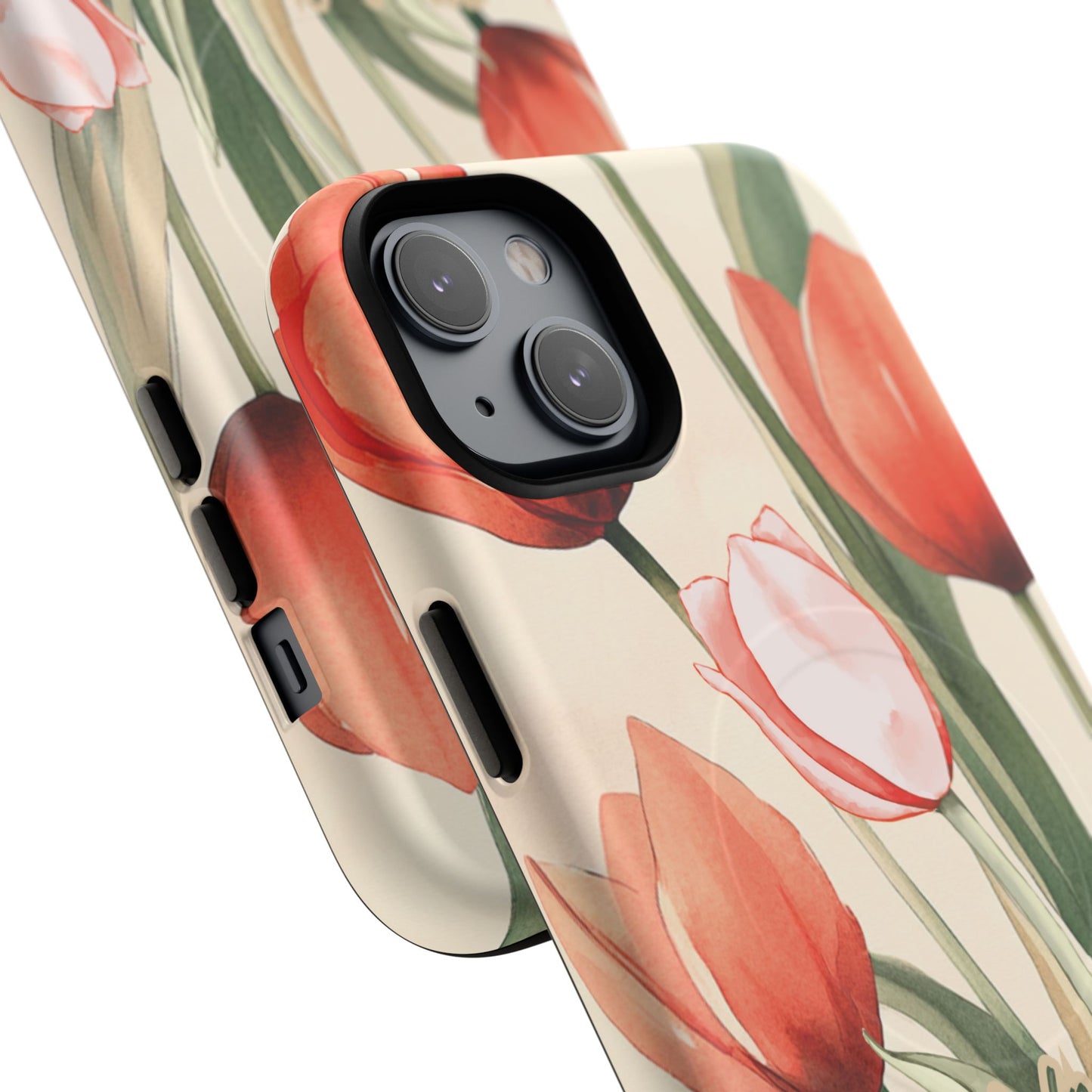 My Help comes from the Lord Psalm 121:2, Inspirational Gift, Tough iPhone Magnetic Case Scripture, Floral Bible Verse, MagSafe® iPhone® Tough Case, iPhone 14, iPhone 15, iPhone 16, Pro, Pro Max, Plus.