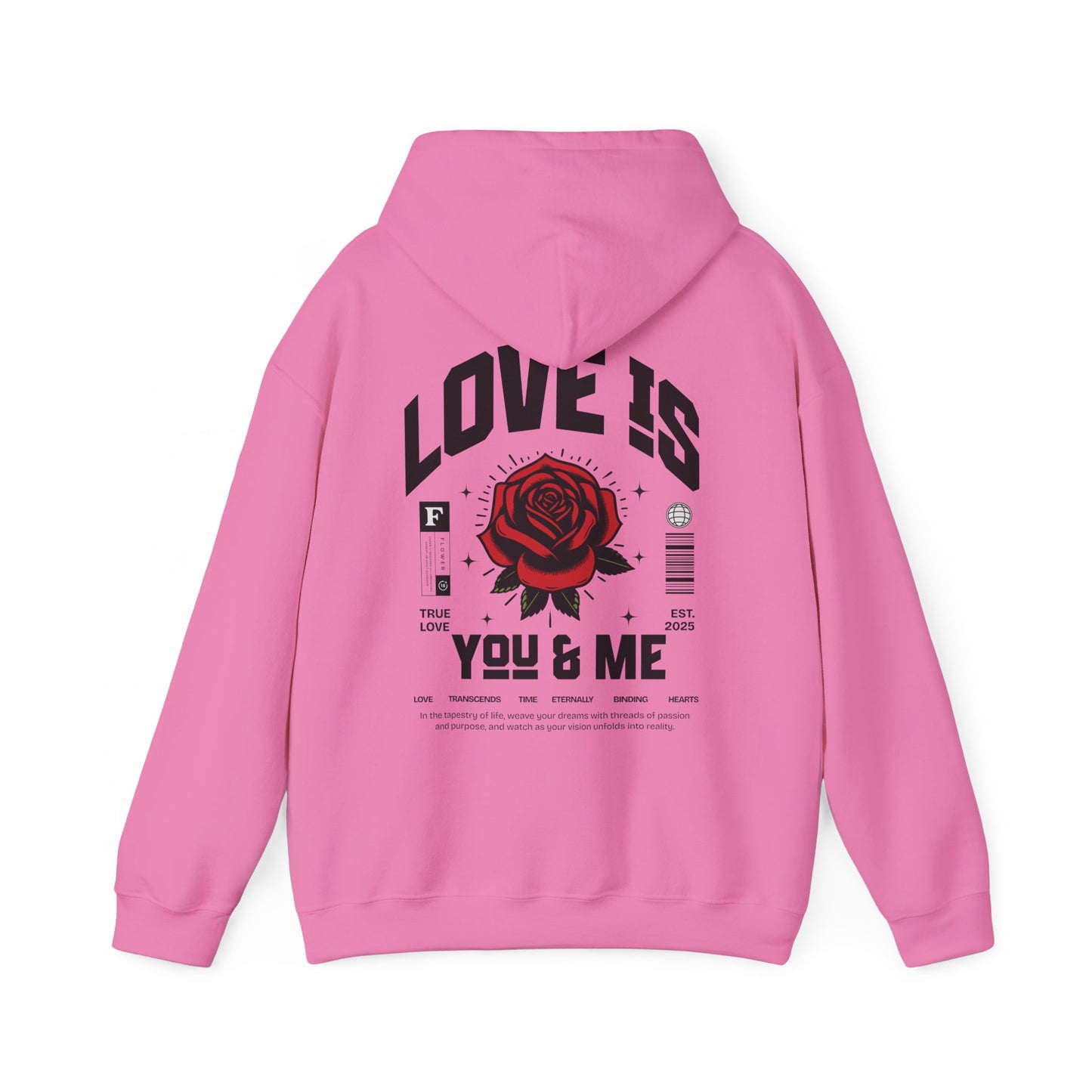 You and Me Unisex Gildan Hoodie Sweatshirt
