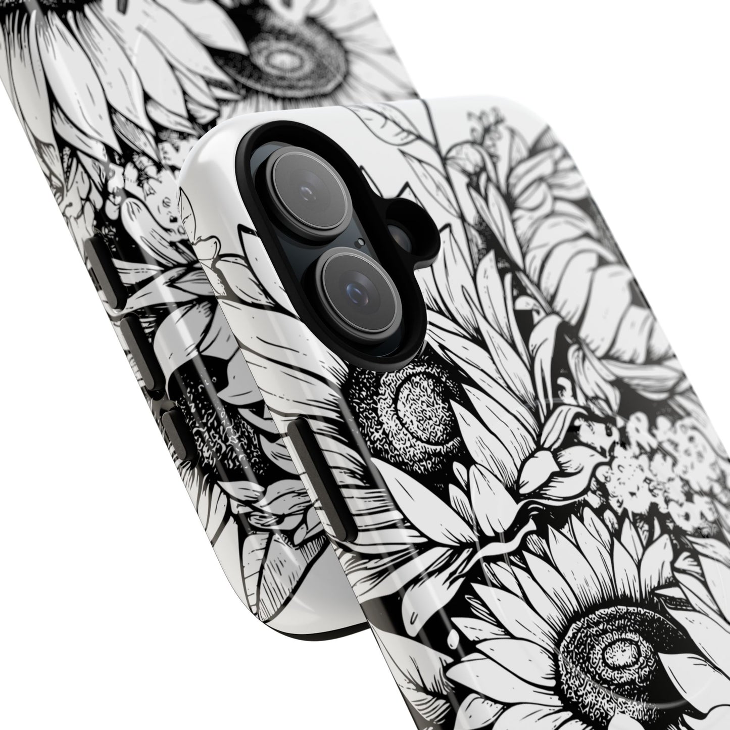 Loved John 3:16, Inspirational Gift, Tough iPhone Magnetic Case Scripture, Sunflower Bible Verse, MagSafe® iPhone® Tough Case, iPhone 14, iPhone 15, iPhone 16, Pro, Pro Max, Plus