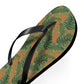 Brown Tropical Bliss Flip Flops