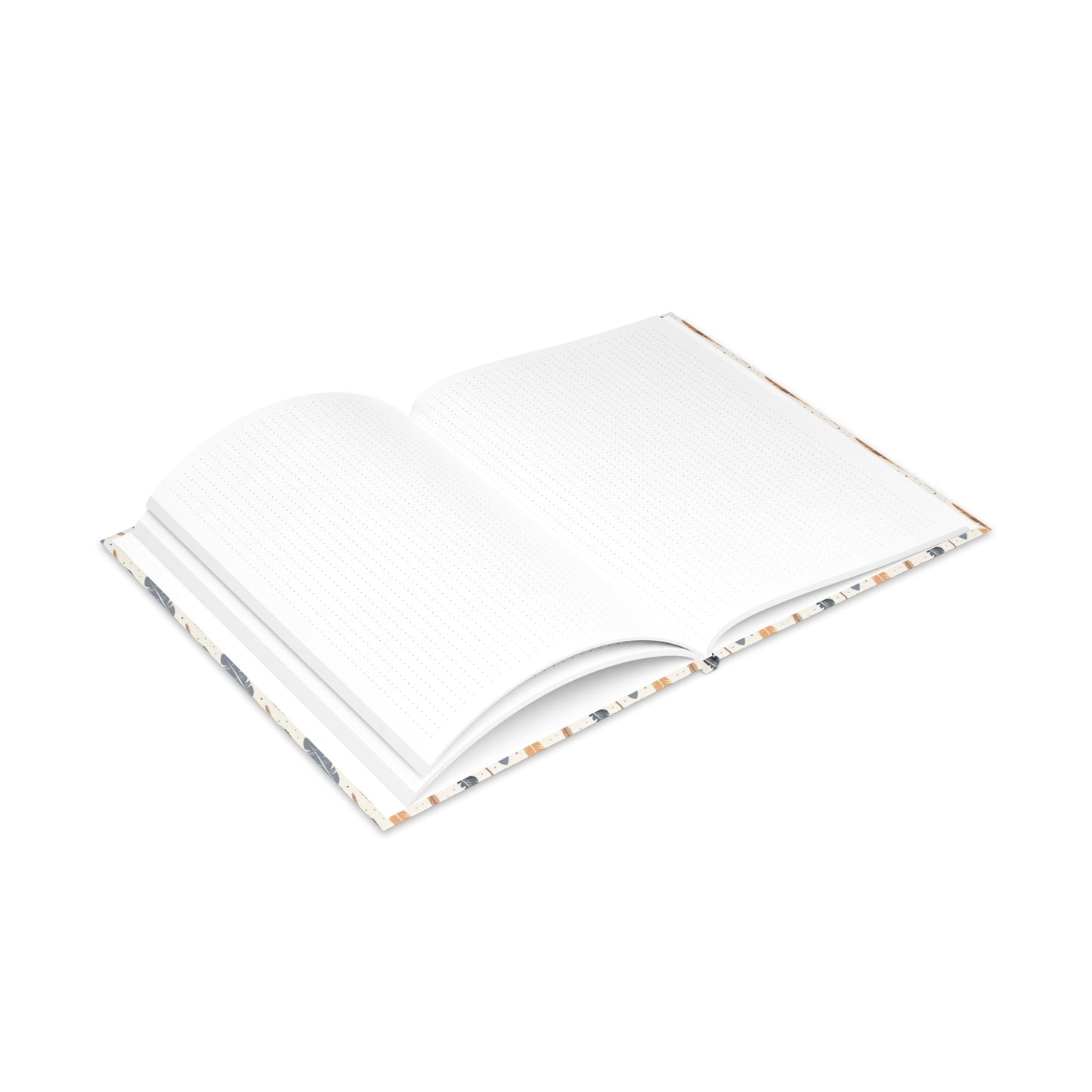 Whispering Feathers Hardcover Notebook with Puffy Covers