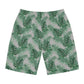 Grey Tropical Bliss Men's Board Shorts (AOP)- (PY)