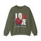 LOVE Always Unisex Heavy Gildan Blend™ Crewneck Sweatshirt.