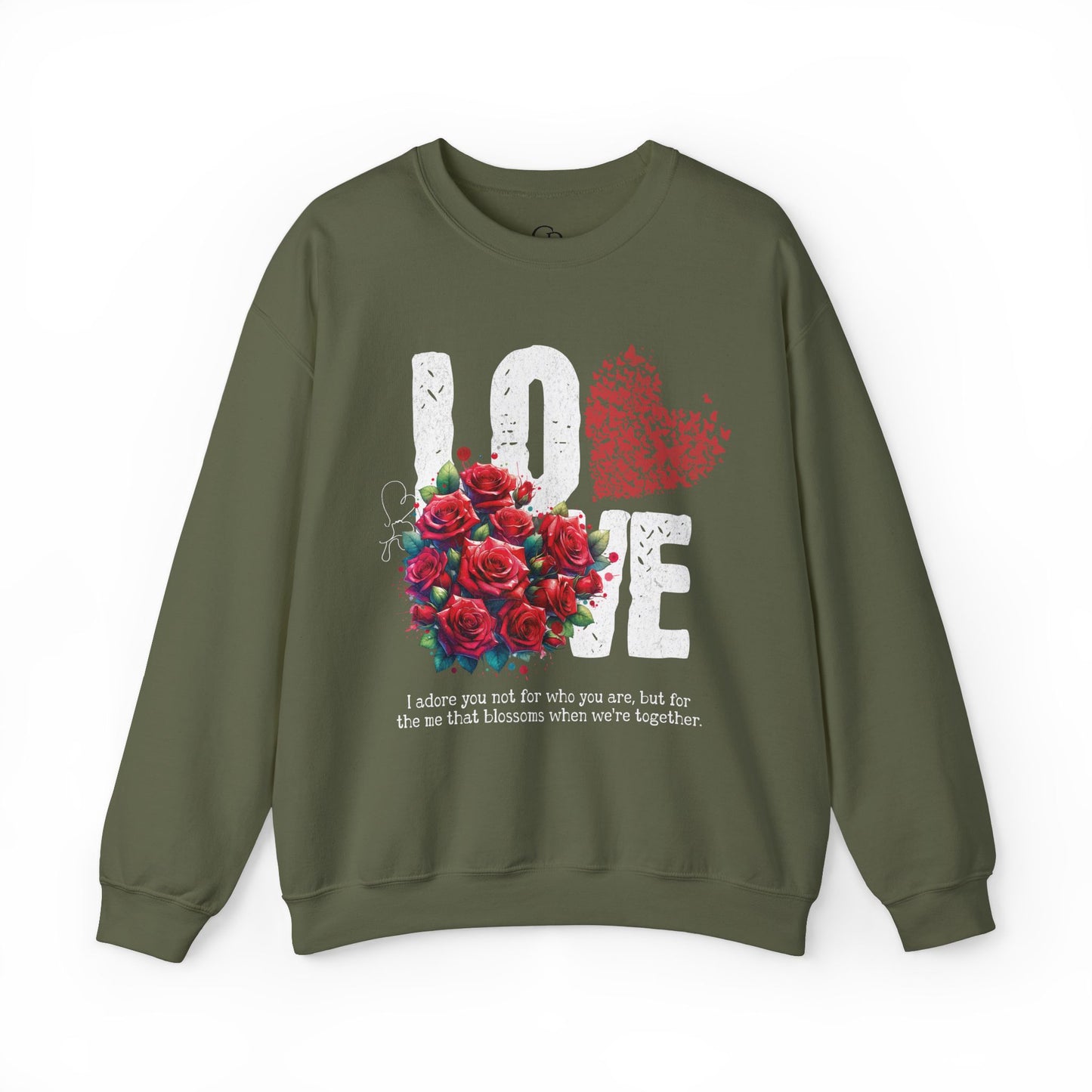 LOVE Always Unisex Heavy Gildan Blend™ Crewneck Sweatshirt.