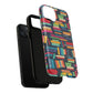 Colorful Book-Themed Phone Case, Literary Gift, Tough Magnetic Case, Book Lover’s Accessory, Phone Protection, Reading Enthusiast