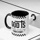 God is Still Writing My Story Accent Coffee Mug