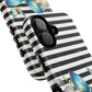 Pansy Parade Tough iPhone Magnetic Cases, Floral Tough Case, Striped iPhone Magnetic Cover, Phone Accessory, Gift for Nature Lovers