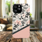 Personalized Floral Blush Garden Whisper Tough Magnetic MagSafe® iPhone® 13, 14, 15, 16, 17, Pro, Pro Max, Plus Cases (Custom Name).