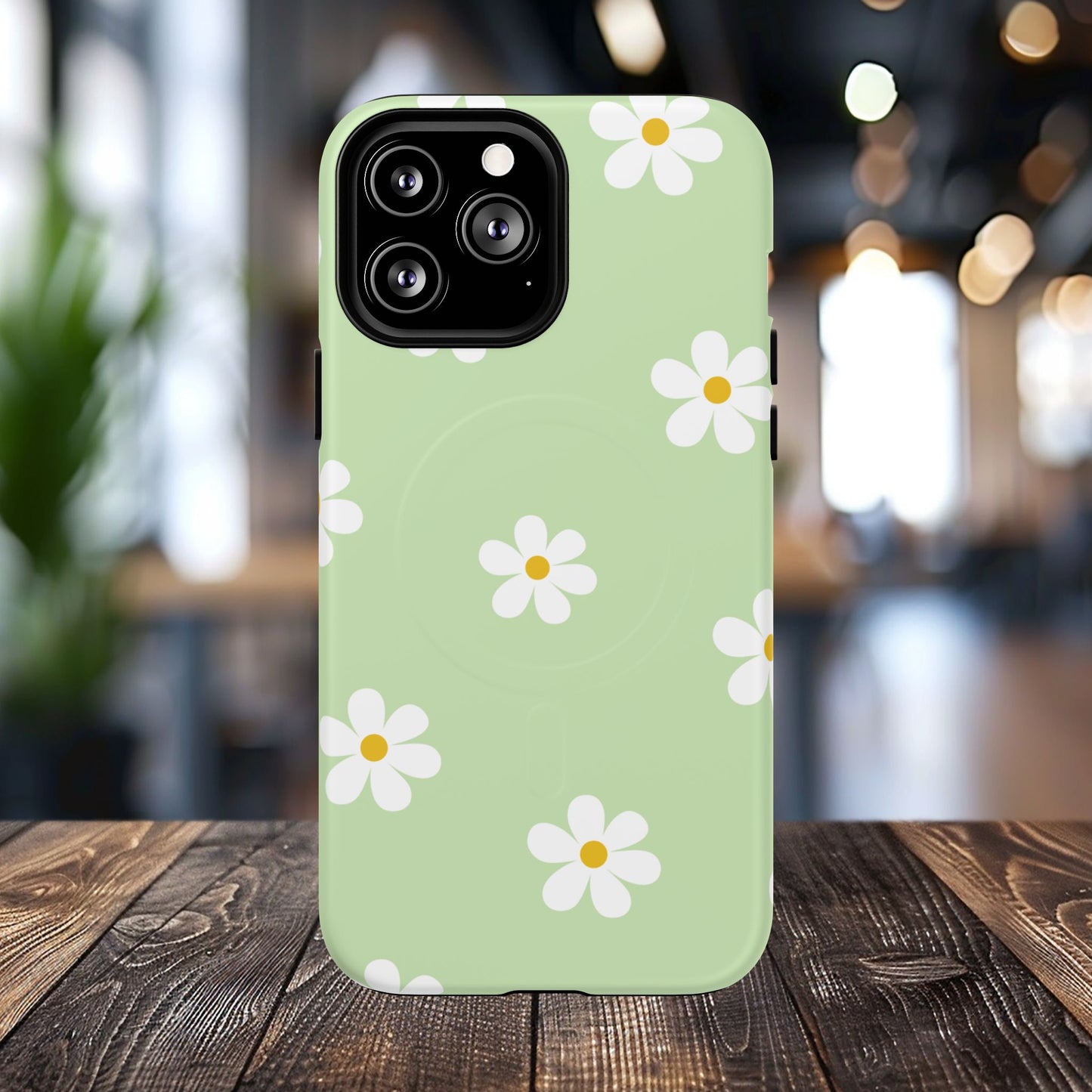 Floral Tough Magnetic Case, Flower iPhone Cover, Cute iPhone Case, Nature Inspired Accessory, Gift for Plant Lovers