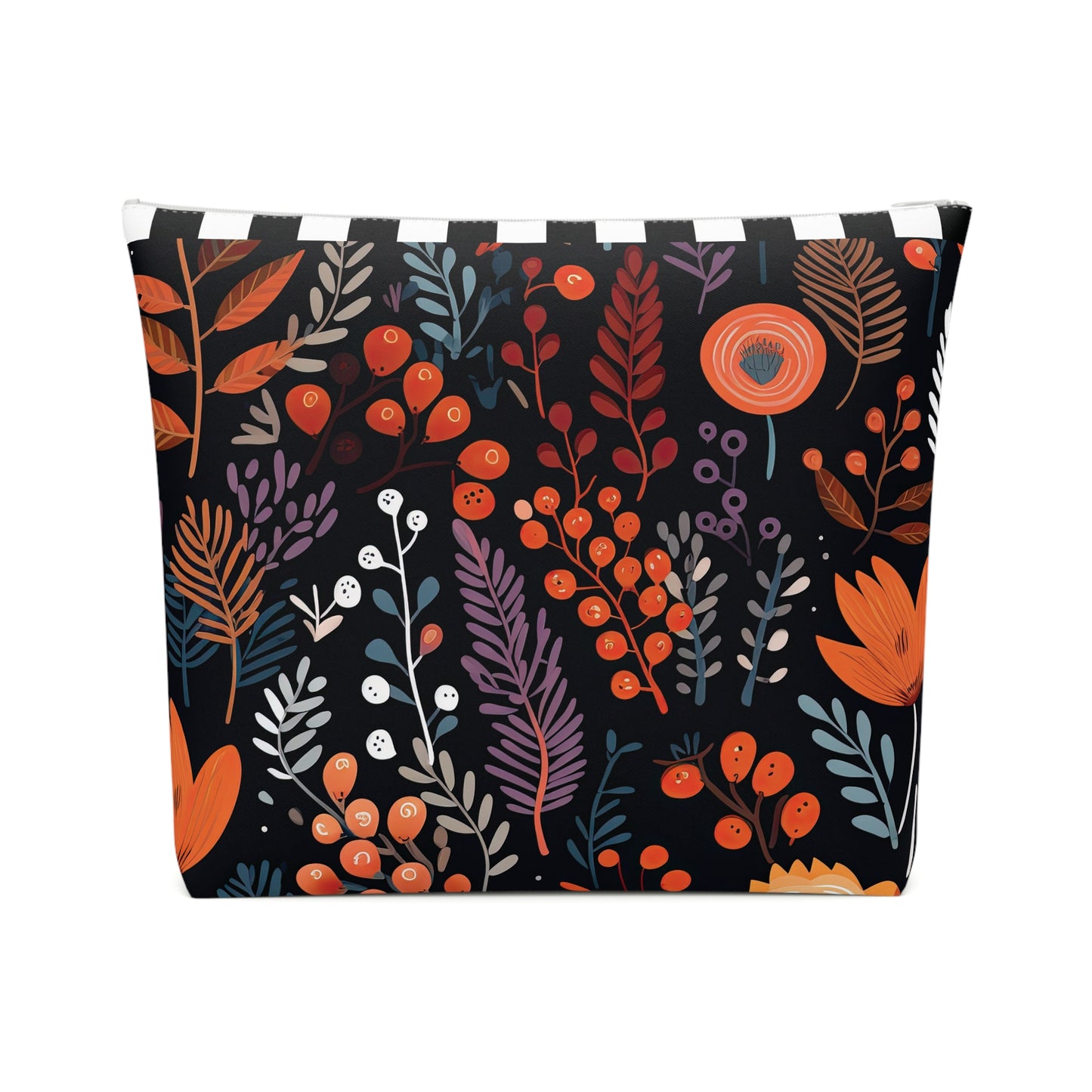 Autumn Bloom Cotton Cosmetic Bag