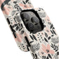 Personalized Floral Blush Garden Whisper Tough Magnetic MagSafe® iPhone® 13, 14, 15, 16, 17, Pro, Pro Max, Plus Cases (Custom Name).