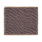 Green Zebra Tapestry Woven Blanket