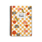 Personalized Orange Schoolyard Chic Composition Book Inspired Playful Spiral Notebook - Perfect for School, Journaling, Kids, Teachers, Back to School Gifts
