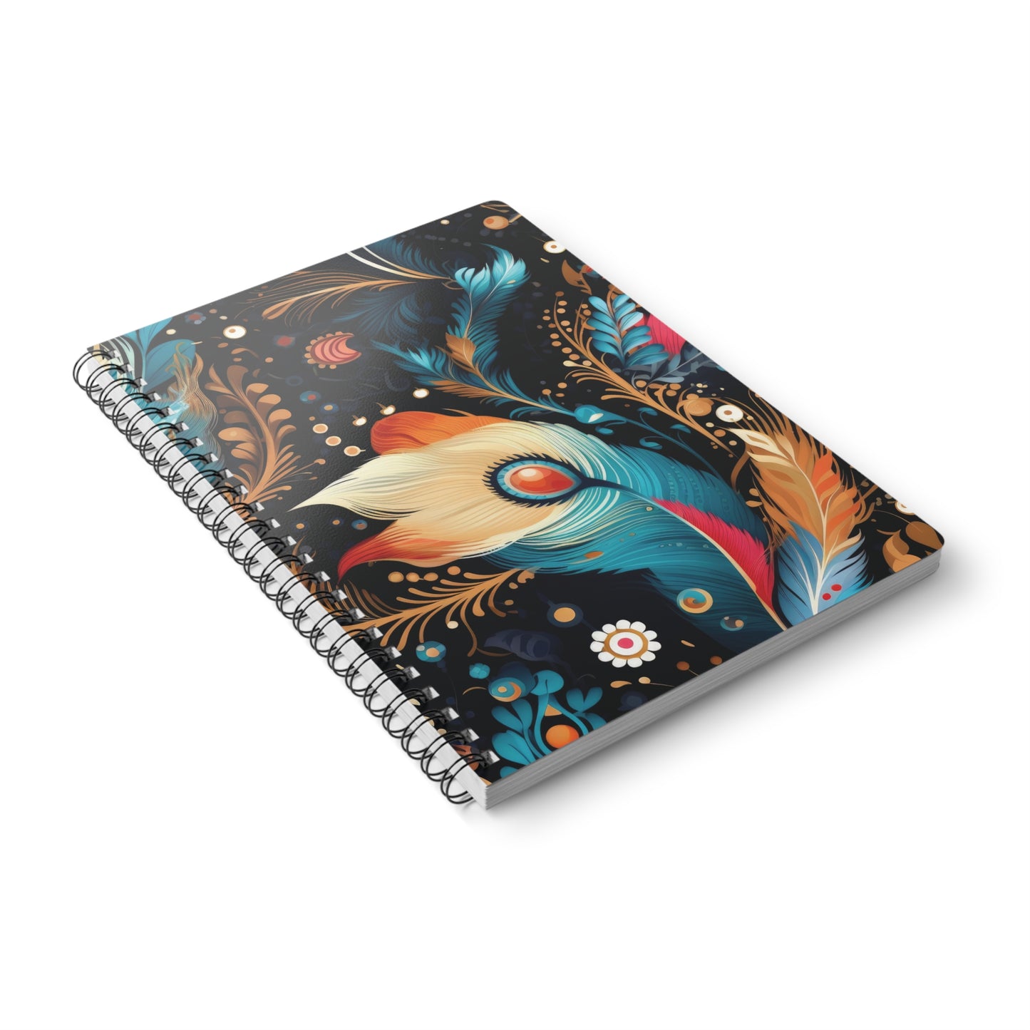 Ethereal Feathers Softcover Notebook, A5 (PY)