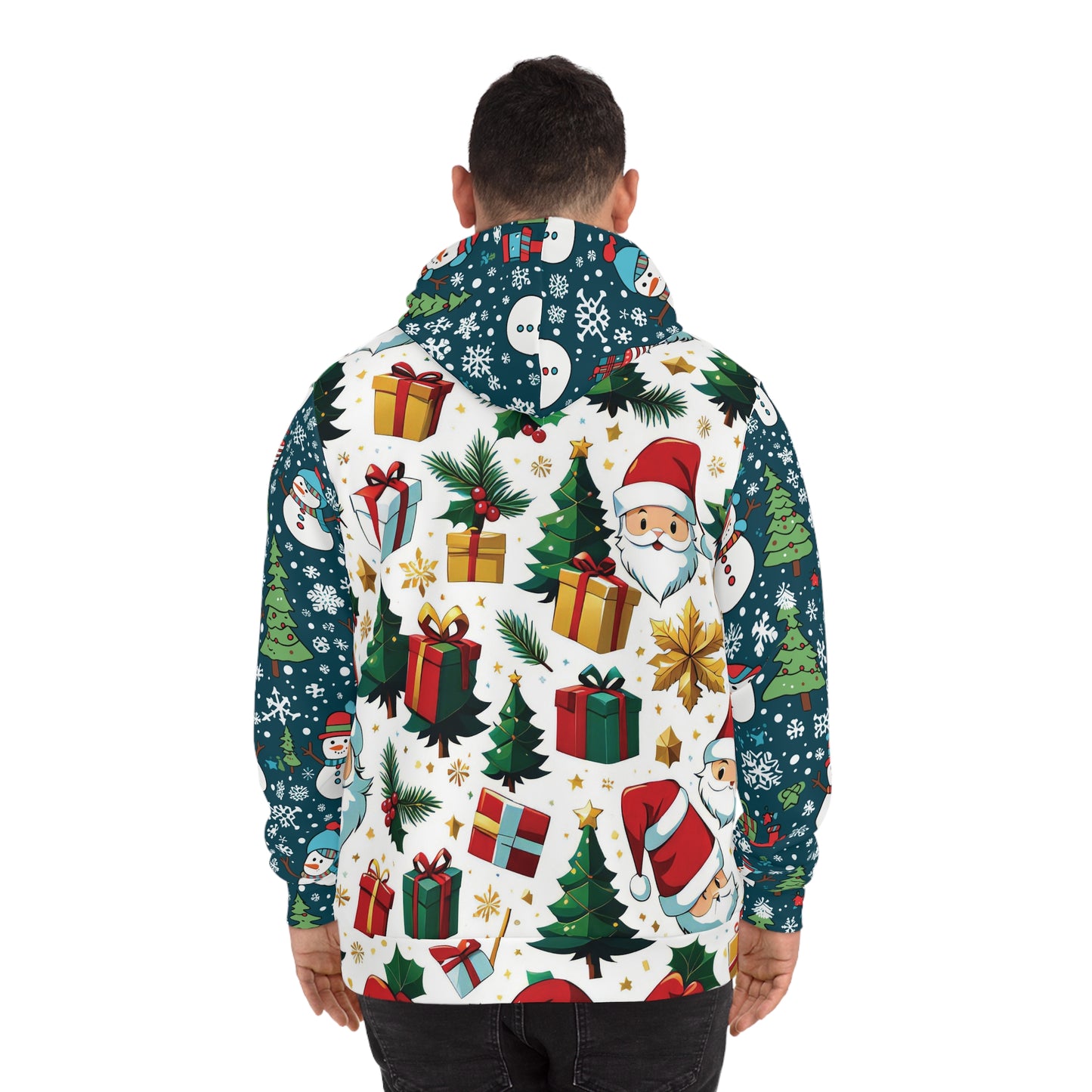 That Ugly Christmas Fashion Hoodie with All-Over Print - Unisex Medium Heavy Fabric