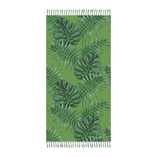 Tropical Boho Vibes Green Beach Cloth/Towel