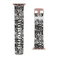 Urban Graffiti Trendy Apple Watch Band with Urban Design - Black and White Graffiti Style