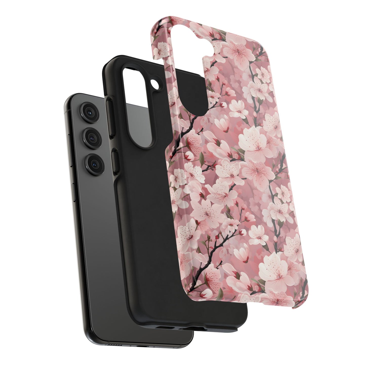 Cherry Blossom iPhone and Samsung Tough Phone Cases