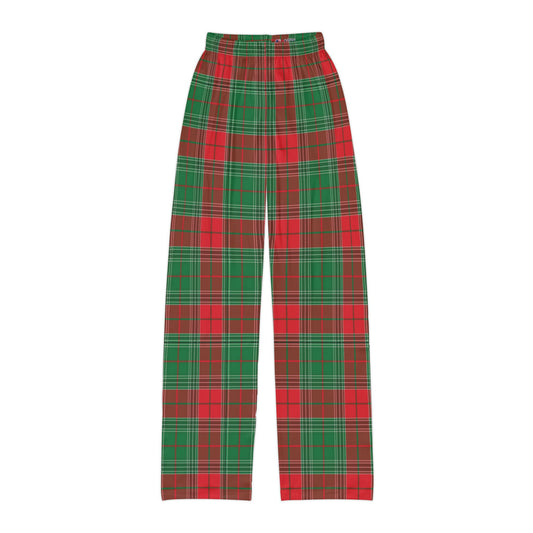 Green Plaid Perfection Kids Pajama Pants