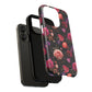 Starry Rose Garden Tough Magnetic Phone Case, Stylish Phone Cover, Gift for Her, Elegant Floral Design, Durable Phone Accessories