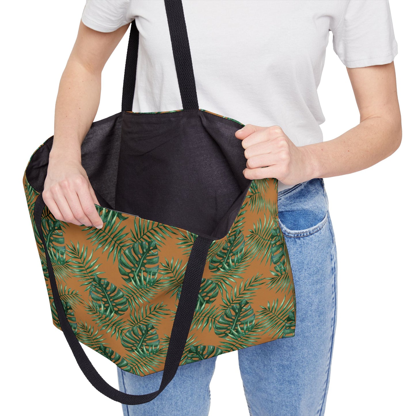 Tropical Bliss Brown Weekender Tote Bag