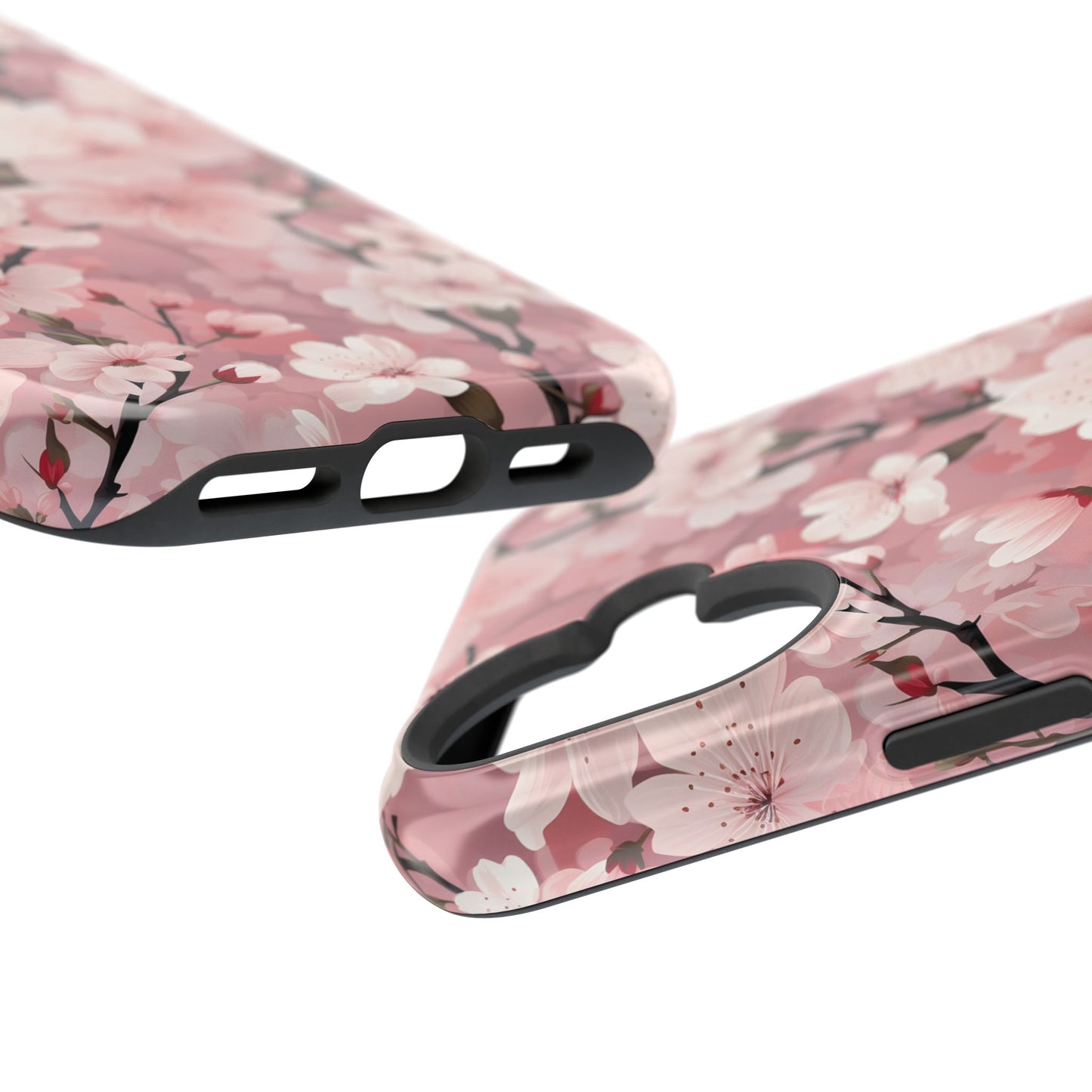 Cherry Blossom Magnetic Tough iPhone Cases