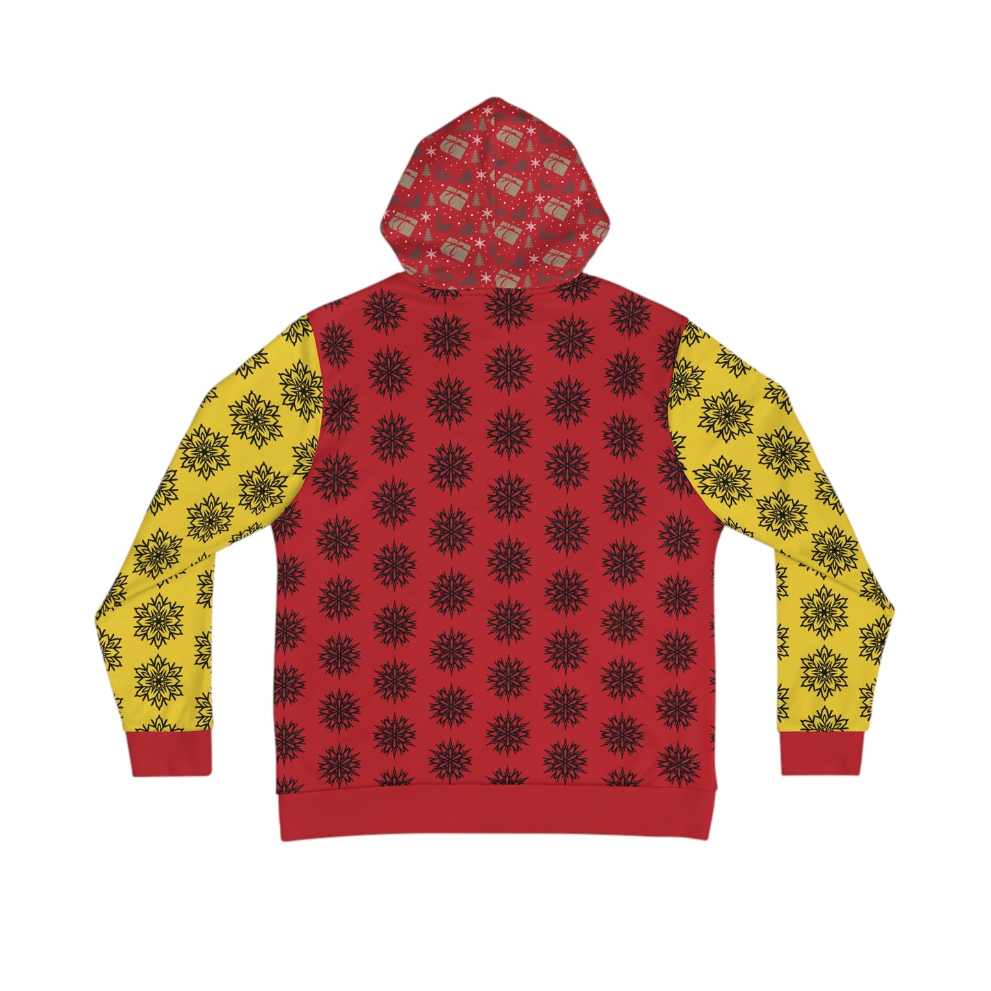 That Ugly Christmas Men's Hoodie with All-Over Print Design - Silky Smooth Polyester Fabric