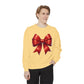 Bow Charm Valentines Unisex Comfort Colors Garment-Dyed Sweatshirt