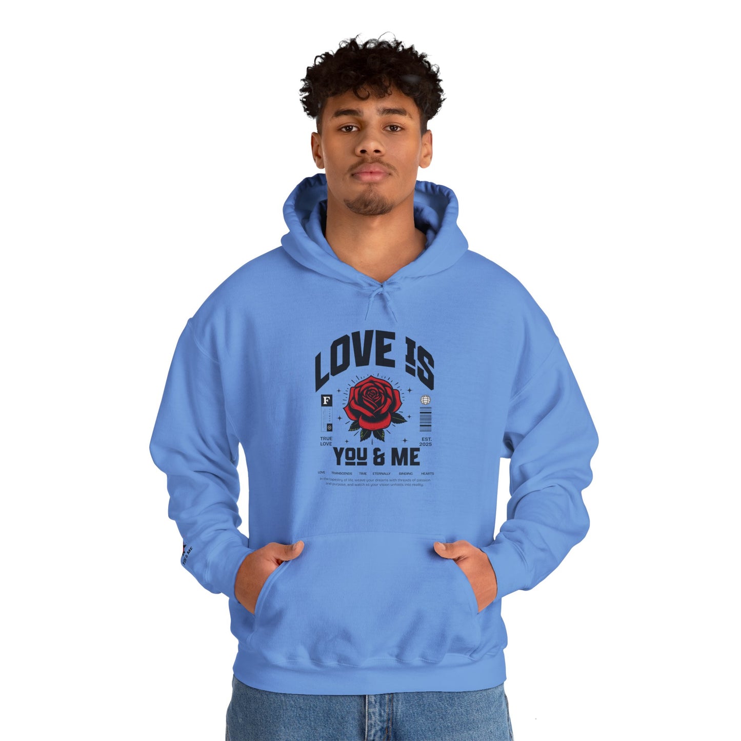 You and Me Unisex Gildan Hoodie Sweatshirt