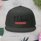 'ELOHIM, GENESIS 1:1'  Embroidered 5 Panel Trucker Cap | Casual Style Hat, Adjustable, Unisex, Perfect Gift for Outdoors, Festivals, Daily Wear