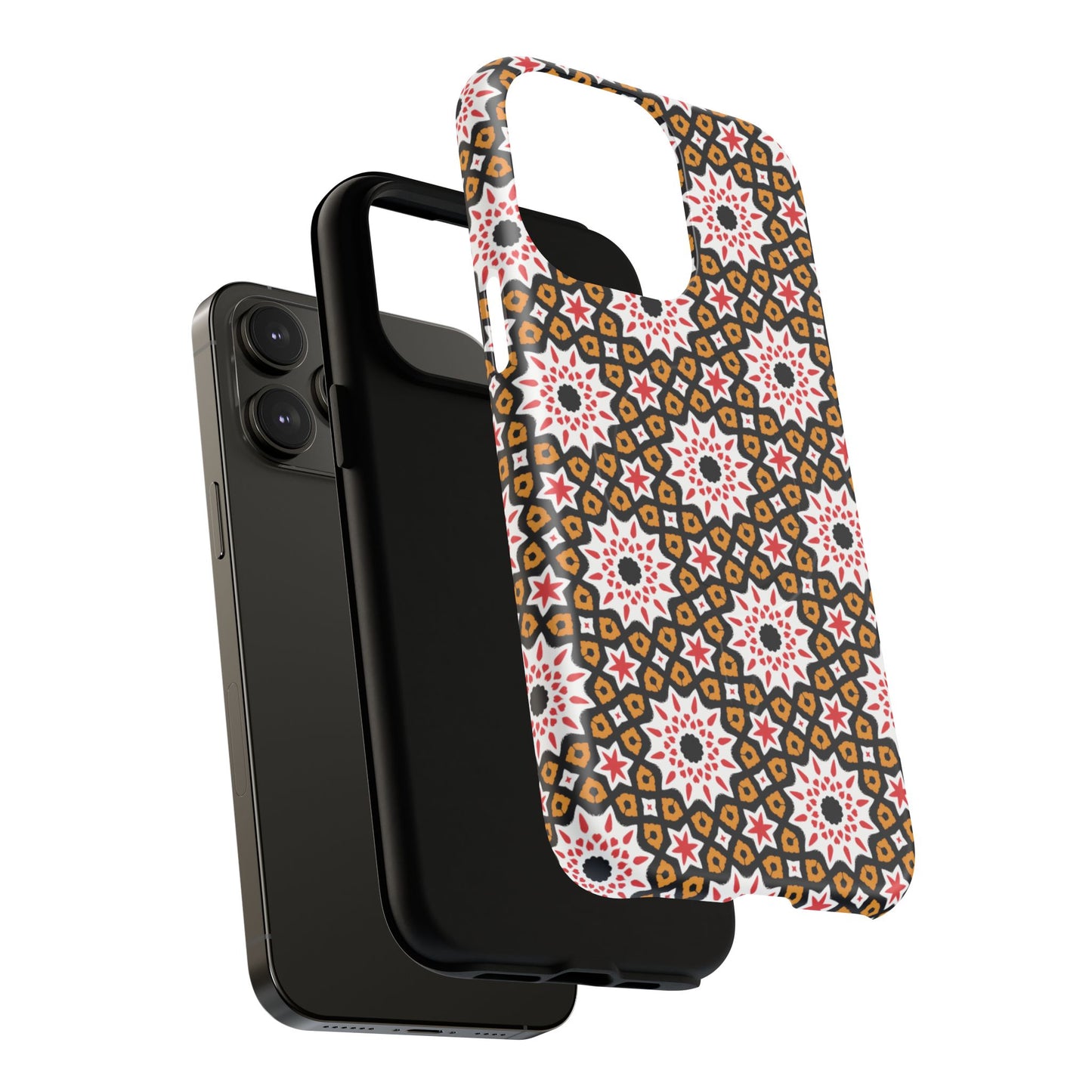 Bohemian Patterned Tough Magnetic Cases, Unique Phone Protection, Stylish Phone Cover, Gift for Trendsetters, Vibrant Designs
