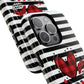 Stylish Tough Magnetic Phone Cases, Trendy Gifts for Her, Holiday Accessories, Floral Design, Cute Phone Protection