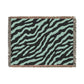 Green Zebra Tapestry Woven Blanket