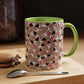 Colorful Heart Pattern Coffee Mug - Perfect Gift for Love & Friendship
