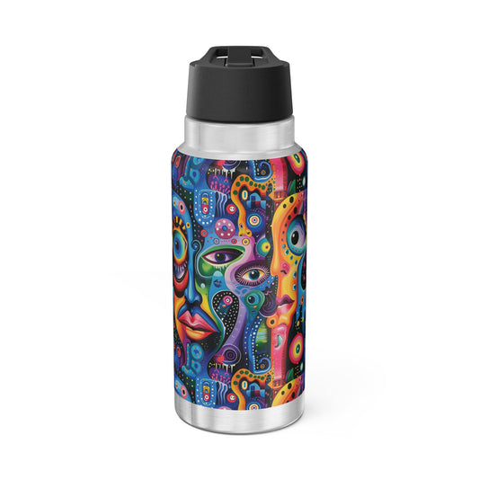 Psychedelic Visions Gator Tumbler, 32oz