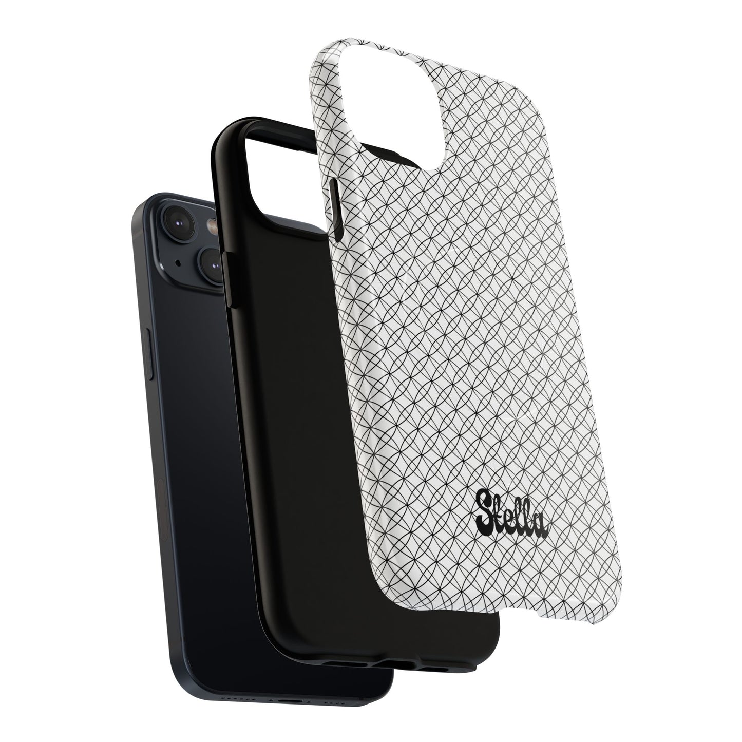 Personalized Geometric Phone Case, Stylish Tough Magnetic Cases, Unique Protection, Trendy Gift for Tech Lovers, Modern Mobile Accessory