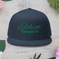Green 'ELOHIM, GENESIS 1:1'  Embroidered 5 Panel Trucker Cap | Casual Style Hat, Adjustable, Unisex, Perfect Gift for Outdoors, Festivals, Daily Wear