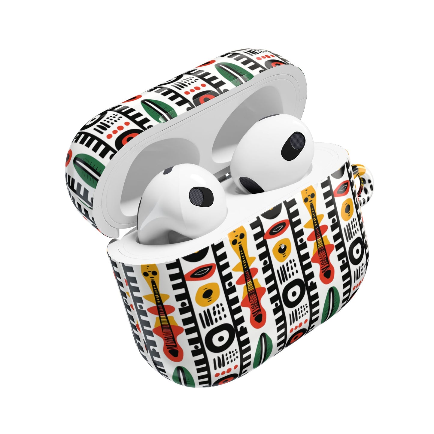 Afrobeat Harmony AirPod Cases - Stylish Protection with Bold Patterns-Airpods Pro Gen 1 and 2, Gen 1 to 4.