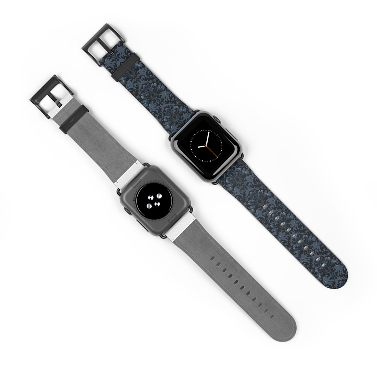 Opulent Dusk Elegant Floral Watch Band - Stylish Accessory for Daily Wear.
