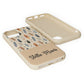 Personalized Whispering Feathers Samsung Biodegradable Case, Custom Name Case.