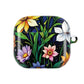 Flower Garden Stained Glass AirPod Case — Colorful Garden Protective Cover- Airpods Pro Gen 1 and 2, Gen 1 to 4.