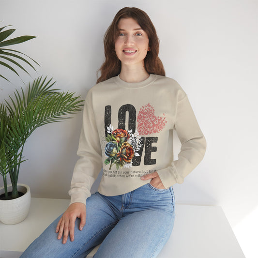 LOVE Always Unisex Heavy Blend™ Crewneck Sweatshirt.