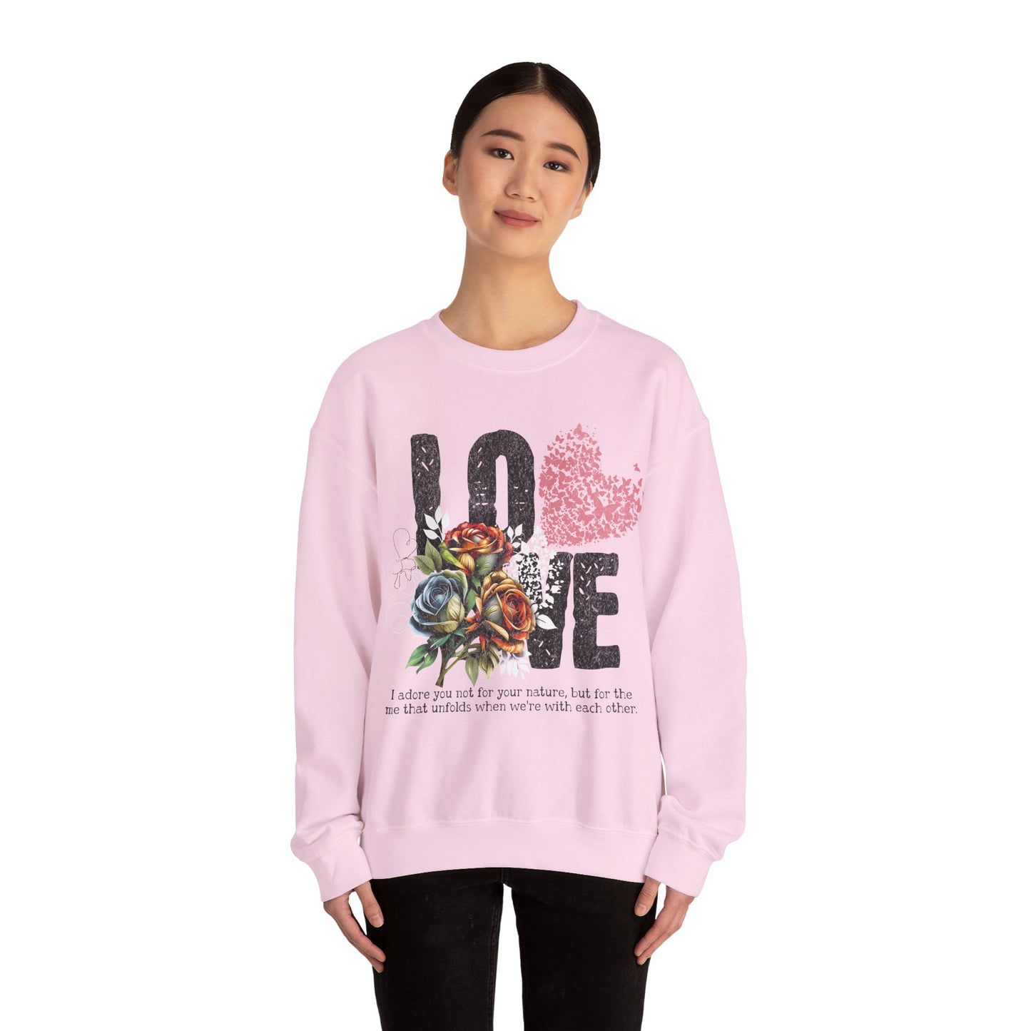LOVE Always Unisex Heavy Blend™ Crewneck Sweatshirt.