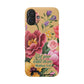 Floral Bible Verse Phone Case with Card Holder — "Let Your Light Shine" (Matthew 5:16)