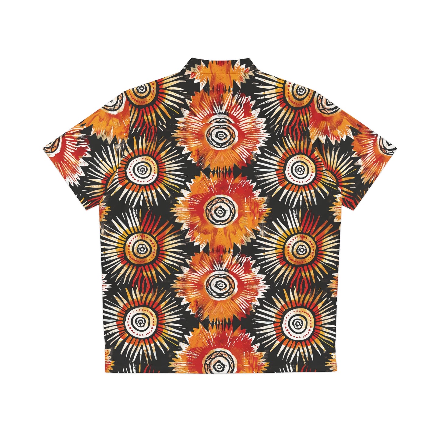 Flame Burst Hawaiian Shirt (AOP)