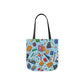 Blue Academic Adventures Canvas Tote Bag